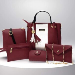 Lovely Maroon White
