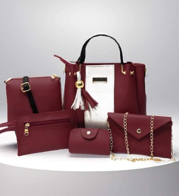 Lovely Maroon White