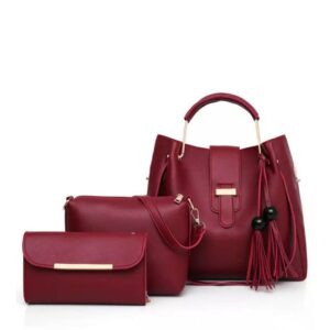 Lisa Maroon Ladies Bag